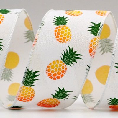 Summer Pineapple Fruits Ribbon_KF7485