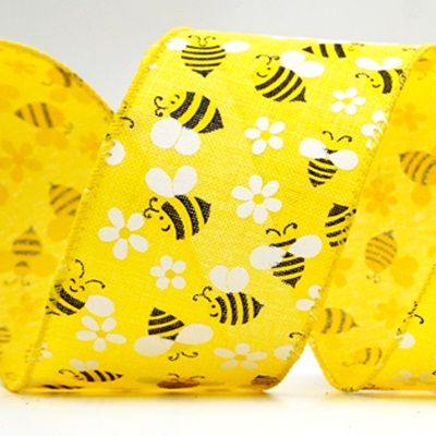 Spring Bee Wired Ribbon_KF8401.KF8402