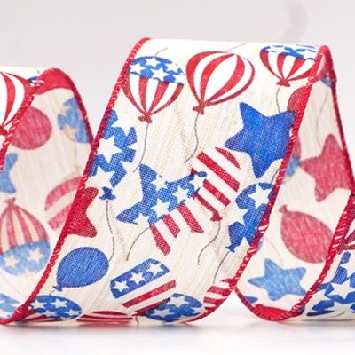 USA Independence Element Wired Ribbon_KF8441.KF8442.KF8443 