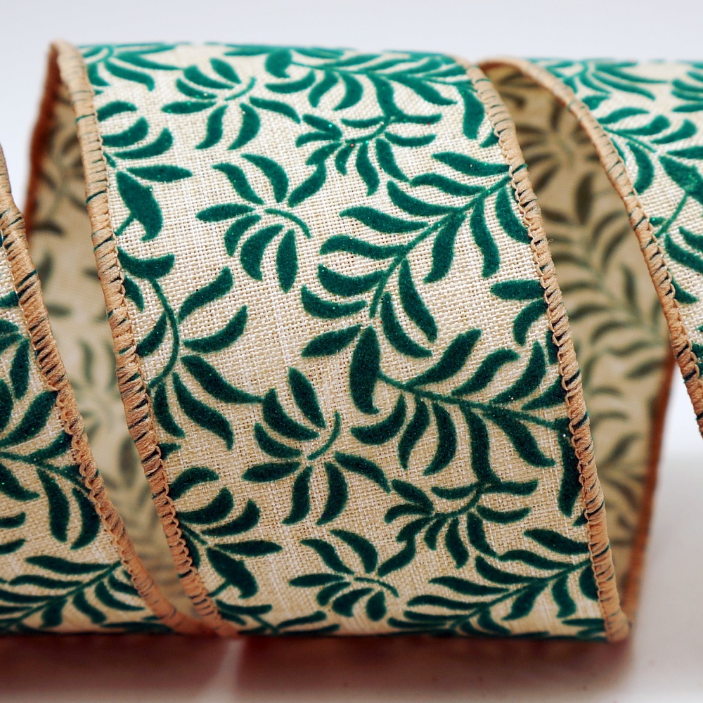 Κορδέλα από φύλλα φτέρνας Χριστουγέννων