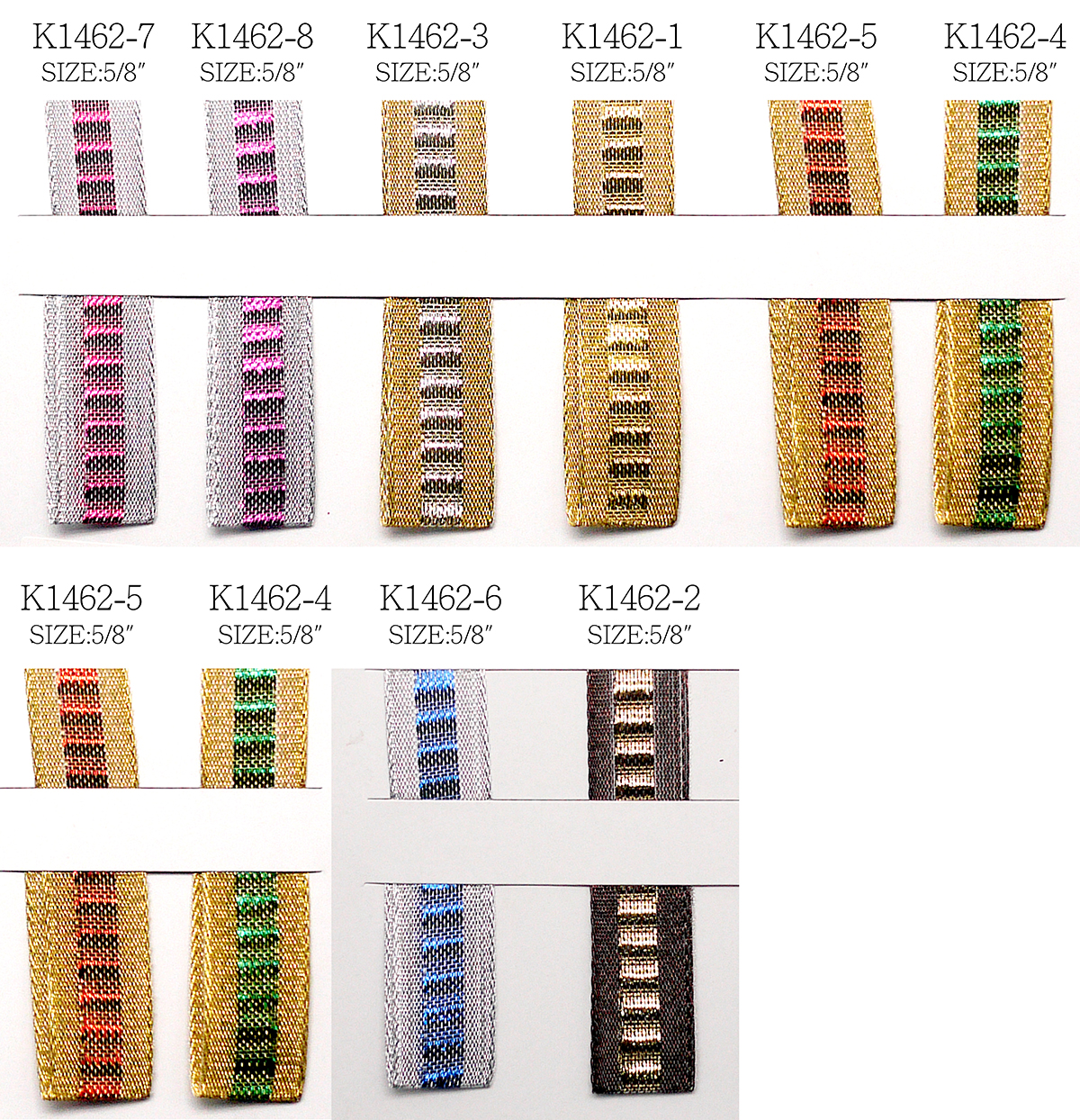 Nastro in metallo con motivo centrale Nastro in metallo con motivo centrale