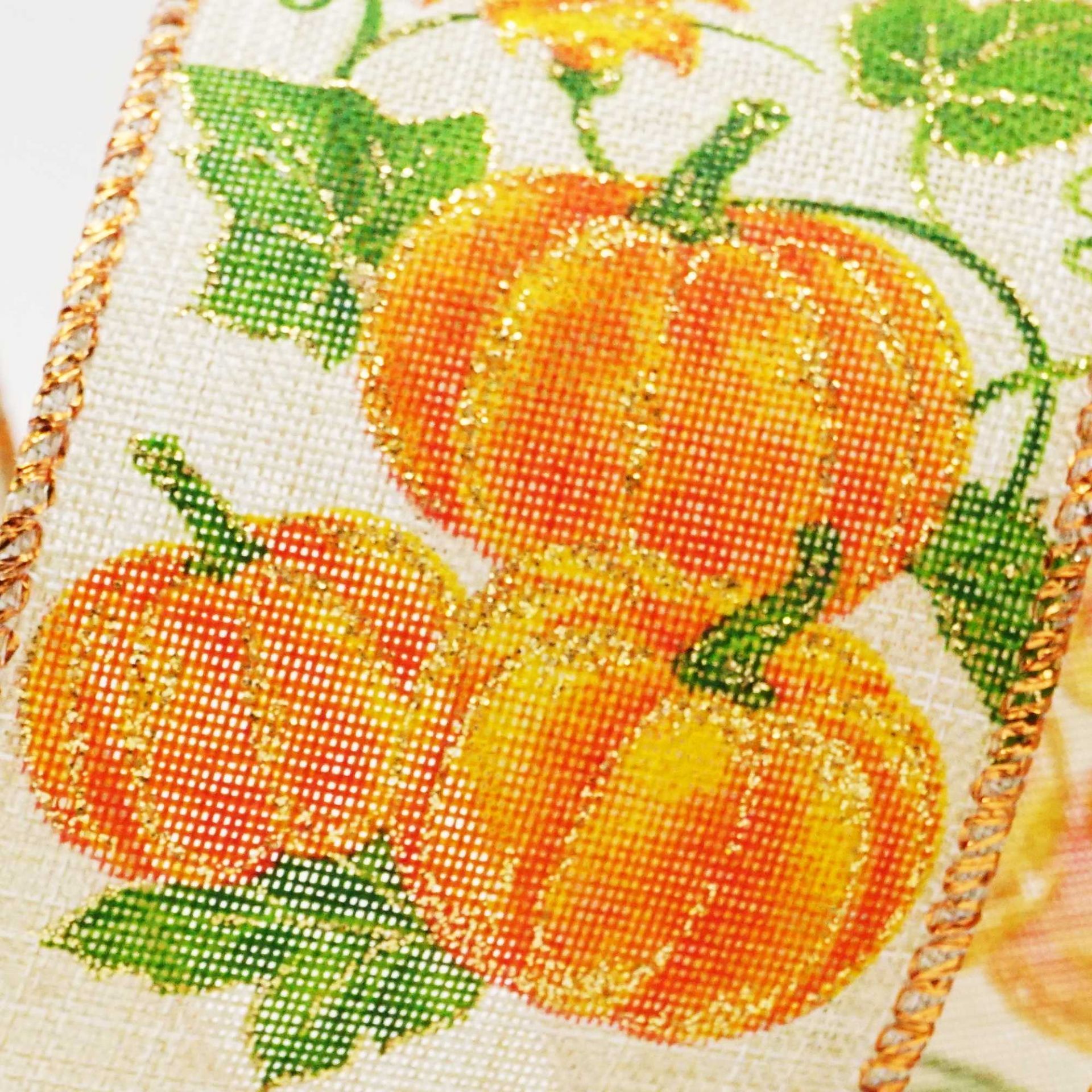 Лента с осенними тыквами