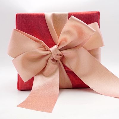 Rose Gold Four Loops with Mid Tie Box Bow_BW647
