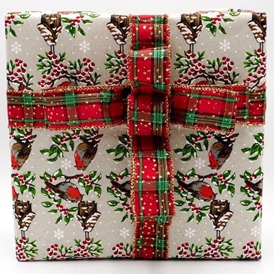 9 Fiocchi Nastro a Quadretti Scatola Bow_BW669