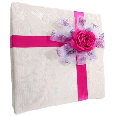 10 लूप्स और गुलाबी रिबन बॉक्स बो_बीडब्ल्यू678