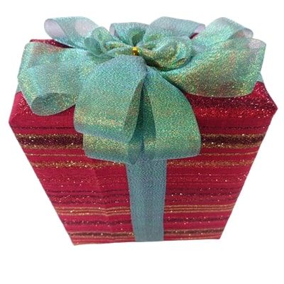 10 बड़े लूप्स + 2 छोटे लूप्स रिबन बॉक्स बो_बीडब्ल्यू679