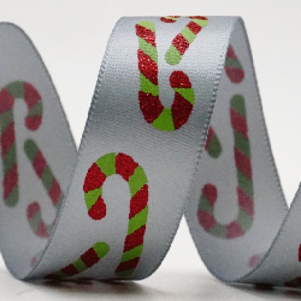Bicolor Candy Canes Ribbon