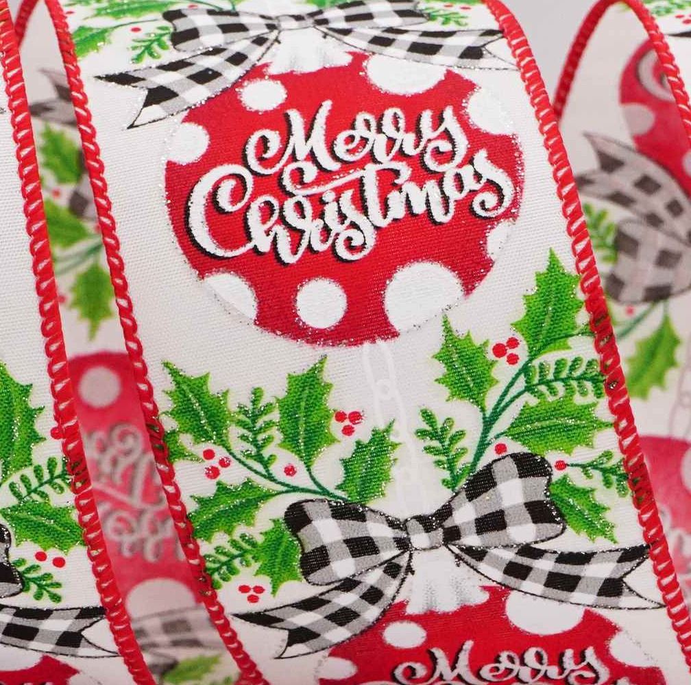 Wstążka na choinkę