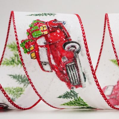 Red Vintage Trucks with Gifts