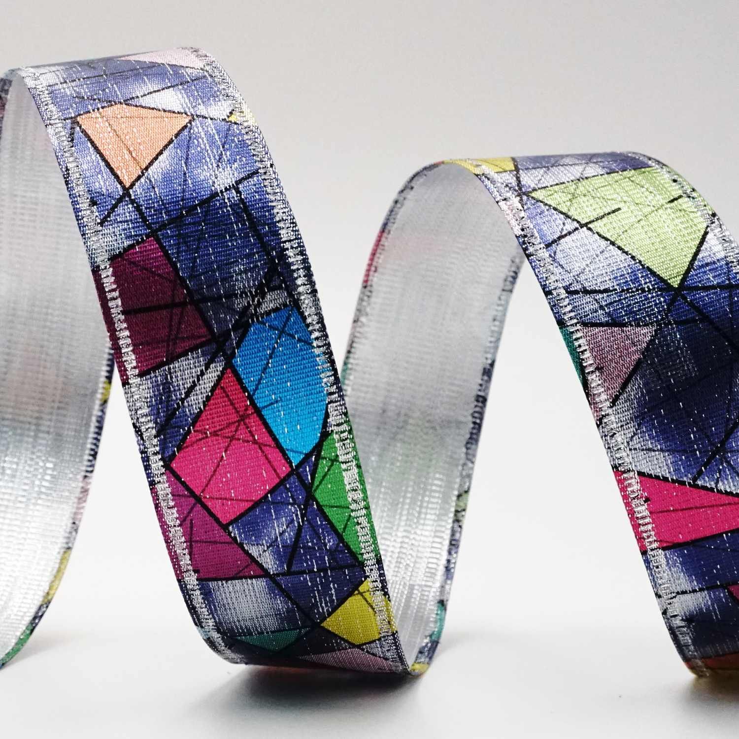 Colorful Geometry Ribbon