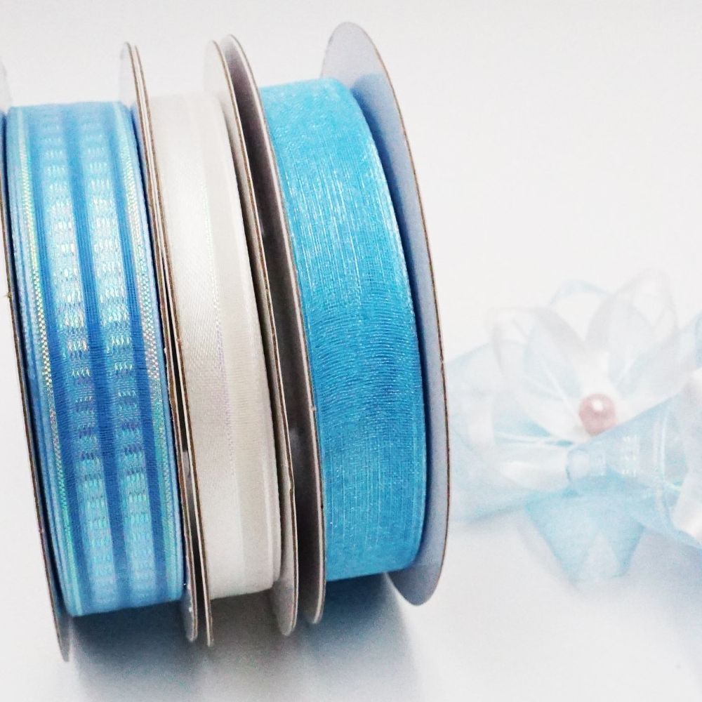 Set di Nastri in Organza Elegante e Trasparente