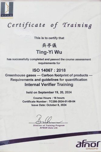 Greenhouse gas-Carbon footprint certificate of training-500x300 Greenhouse gas-Carbon footprint certificate of training-500x300