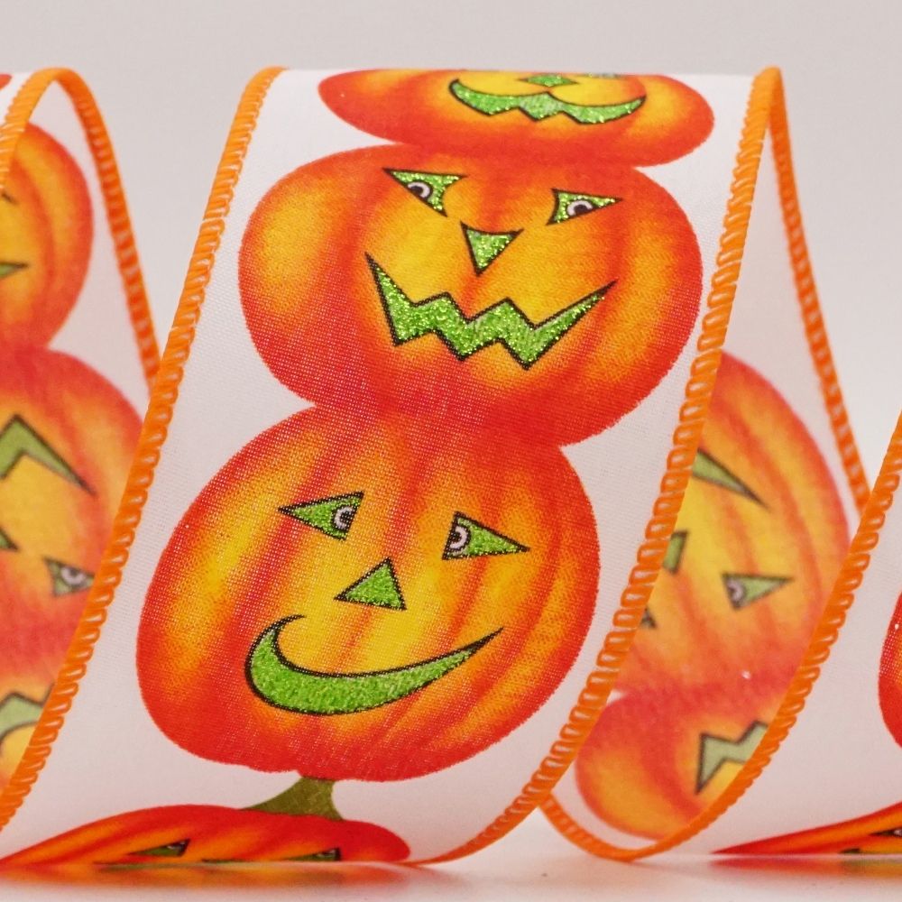 Halloween Jack-O'-Lantern Ribbon