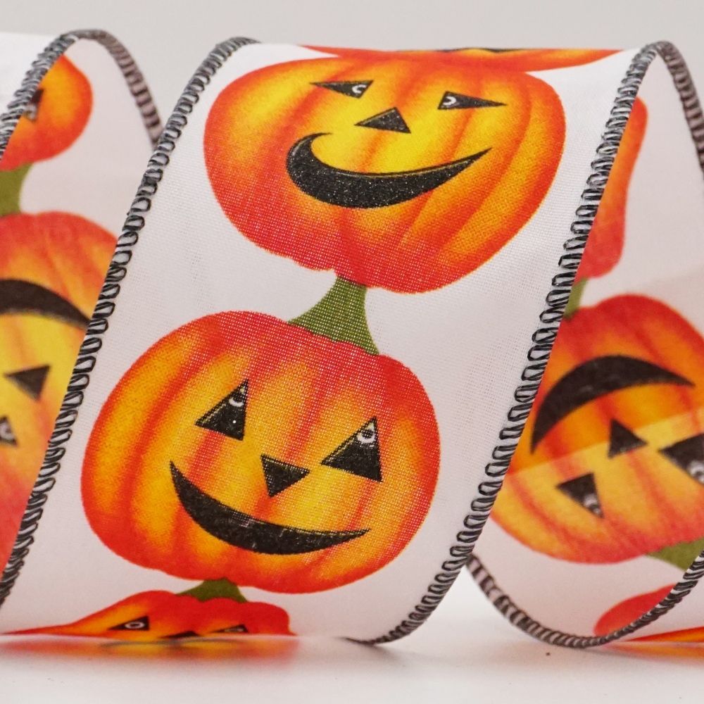 Halloween Jack-O'-Lantern Ribbon