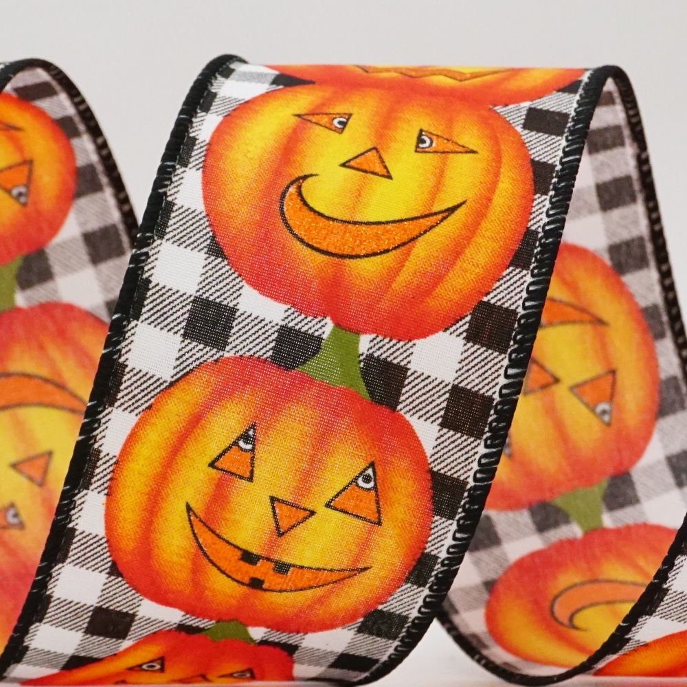 Halloween Kurpitsalyhty tarkistusnauhalla