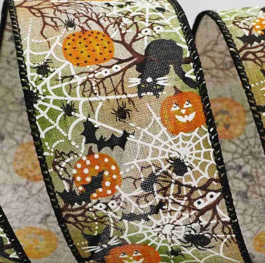 Nastro con filo di zucca di Halloween