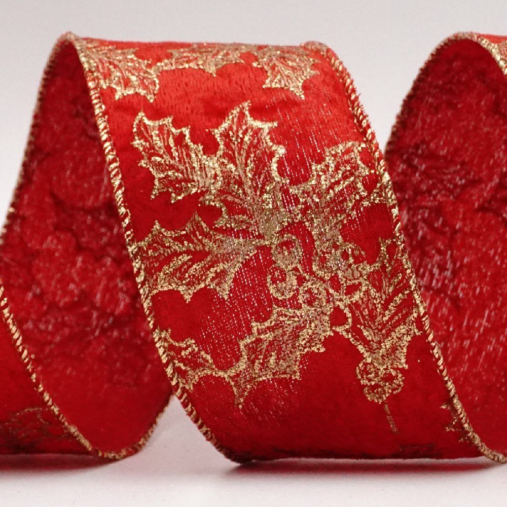 Hulst &amp; Poinsettia Fluweel Lint