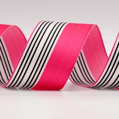 Fél fehér szatén mintás szalag_K1765