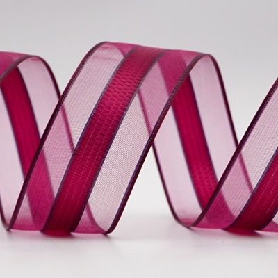 Nastro trasparente e satinato a blocchi medi_K253