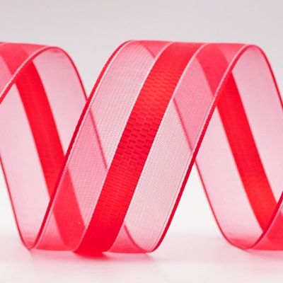 Nastro trasparente e satinato a blocchi medi_K253