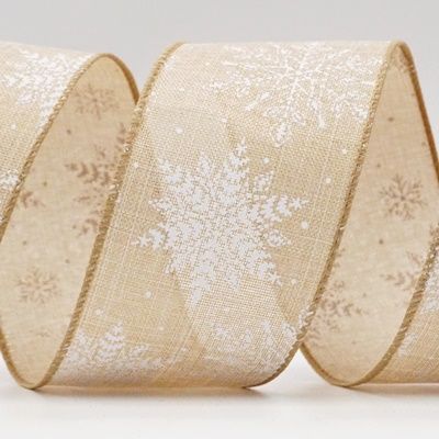 Lumihiutalekuvioitu johdettu nauha