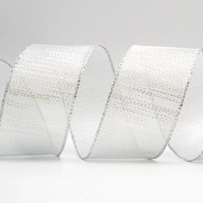 Csillogó áttetsző drótkötésű szalag