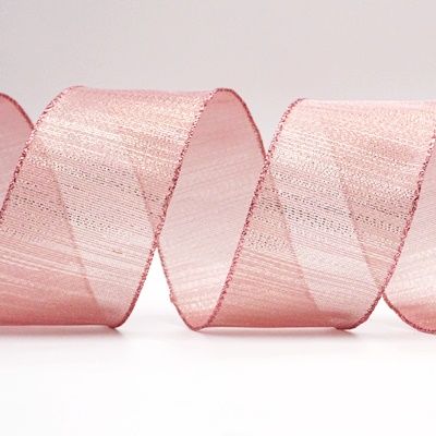 Csillogó áttetsző drótkötésű szalag