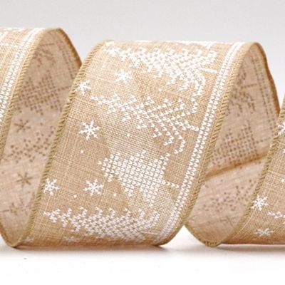 Вязаная лента для новогодней елки