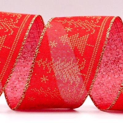 Вязаная лента для новогодней елки