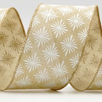 Floral Repeated Pattern Ribbon