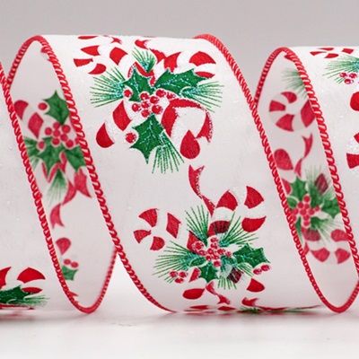 Spruces Candy Canes Ribbon_KF7005.KF7006