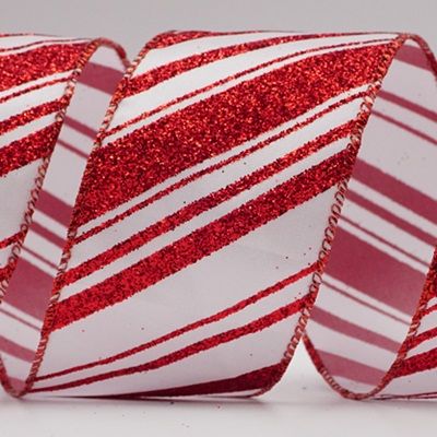 चमकदार पट्टियों वाली हॉलिडे डेकोर रिबन_KF7007.KF7008.KF7009