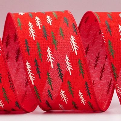 सिंपल हैंड-ड्रॉ ट्रीज रिबन_KF7129.KF7130