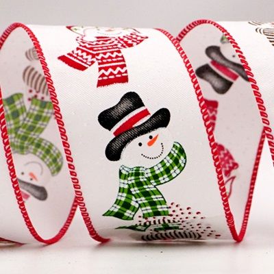 Snowman with Scarf Ribbon_KF7144