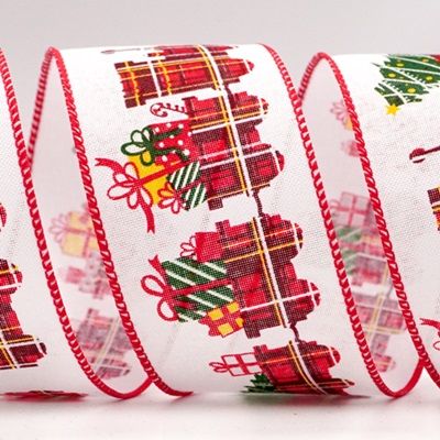 Kimaltava ilmainen joulukärryn nauha_KF7167