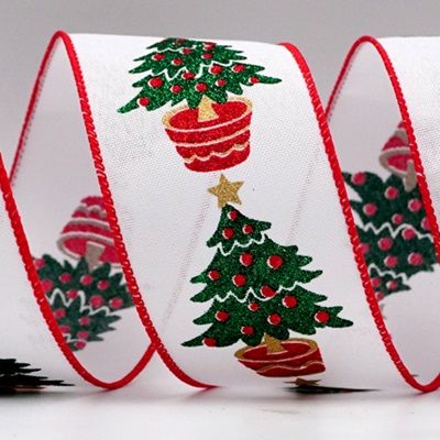 Christmas Color Solow Décor Tree Ribbon_KF7412