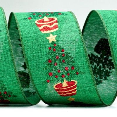 Christmas Color Solow Décor Tree Ribbon_KF7412
