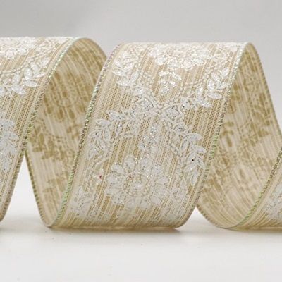 Винтажная блестящая лента_KF7599