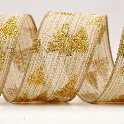 Snowy Pine Trees Ribbon_KF7636.KF7637