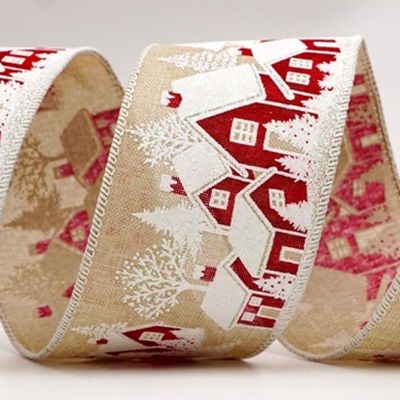 Joululumi talo nauha_KF7641.KF7642.KF7643.KF7644.KF7645.KF7646