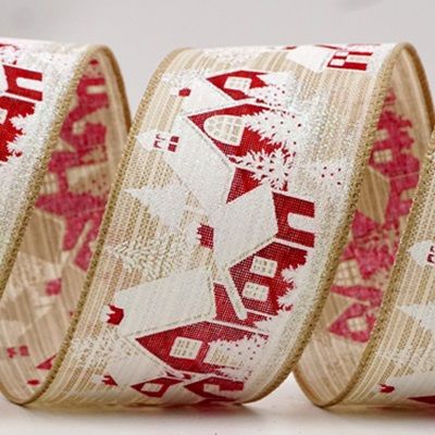 Joululumi talo nauha_KF7641.KF7642.KF7643.KF7644.KF7645.KF7646