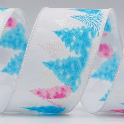 Christmas House & Animal Designs Wired Ribbon_KF7848. KF7849