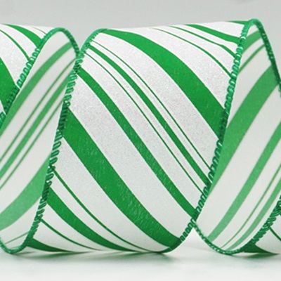 Slanting Stripe Wired Ribbon_KF7864.KF7865