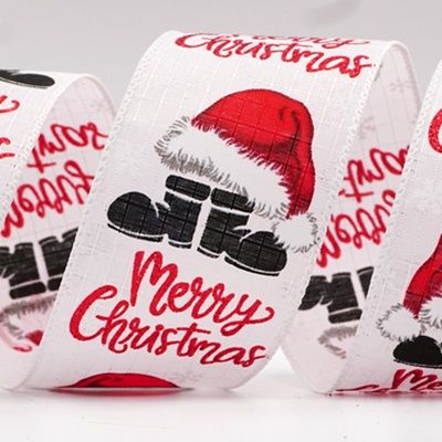 Cinta alámbrica con diseño de sombrero y botas de Navidad_KF7880.KF7881.KF7882.KF7883.KF7884