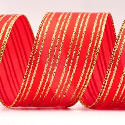 Cinta de Alambre a Rayas Brillantes_KF7980