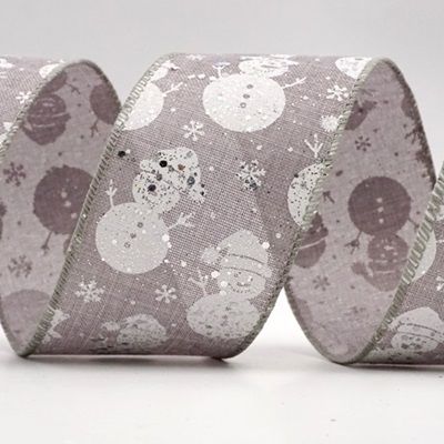 Κορδέλα με λαμπερό χιονάνθρωπο_KF8001.KF8002