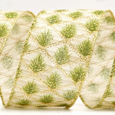 Nastro con filo Evergreen Design_KF8122.KF8123.KF8124.KF8125.KF8126