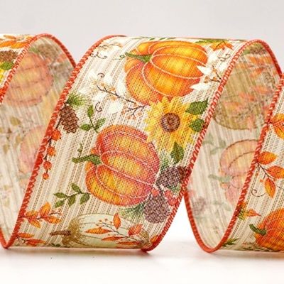 Σχέδιο Κολοκύθας Φθινοπωρινή Κορδέλα με Καλώδιο_KF8208