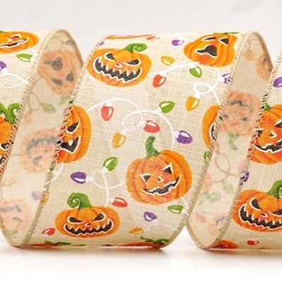 شريط سلكي باليقطين وأضواء لعيد الهالوين_KF8247.KF8248