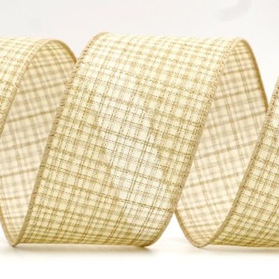 Checkered Wired Ribbon_KF8260